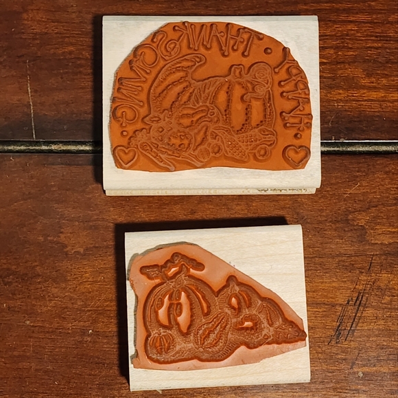 8 Thanksgiving Rubber Stamps - Picture 9 of 11